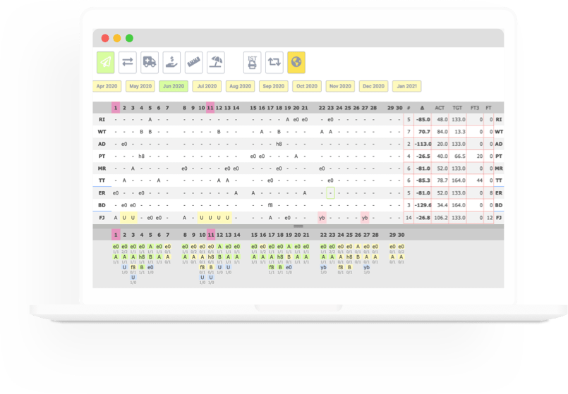 Dienstplan Notebook Dienstplan Notebook